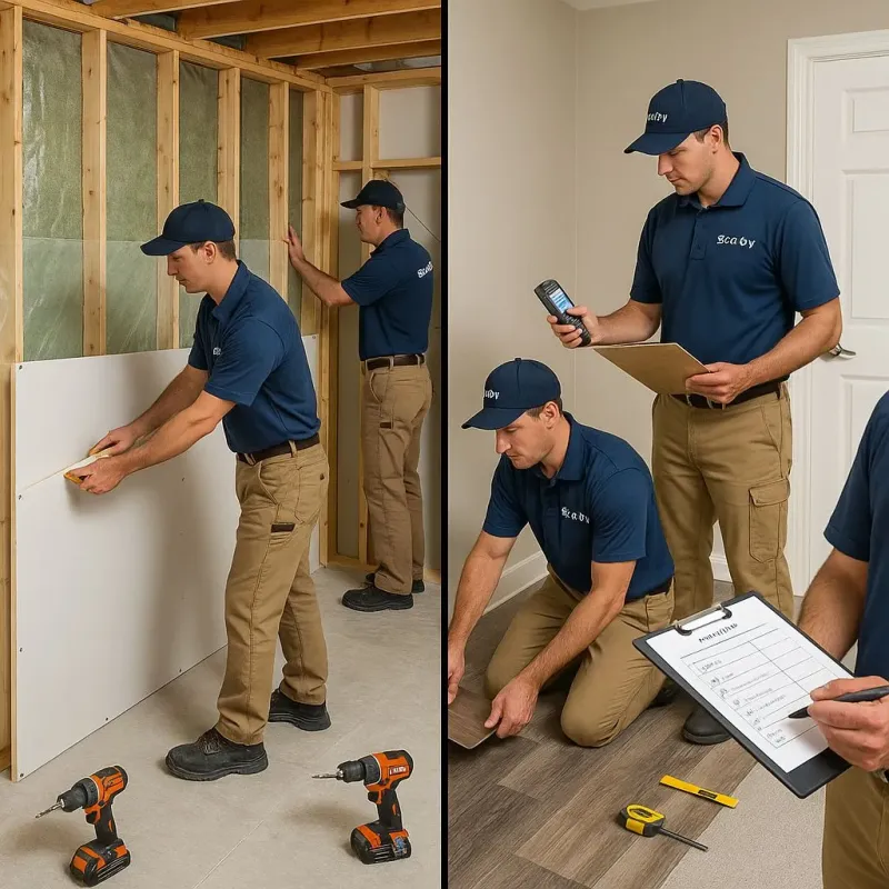 Repairs and Reconstruction process in Medina, NY